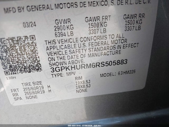 Honda Prologue Ex 2024 3GPKHURM6RS505883 Image 9