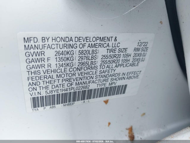 Acura Mdx Technology Package 2023 5J8YE1H41PL022682 Image 9
