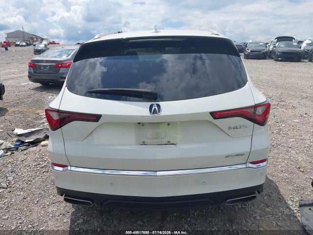 2022 Acura Mdx Advance Package მანქანა იყიდება აუქციონზე, vin: 5J8YE1H87NL031810, აუქციონის ნომერი: 45517690