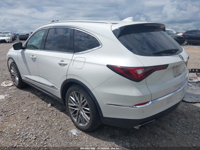2022 Acura Mdx Advance Package მანქანა იყიდება აუქციონზე, vin: 5J8YE1H87NL031810, აუქციონის ნომერი: 45517690