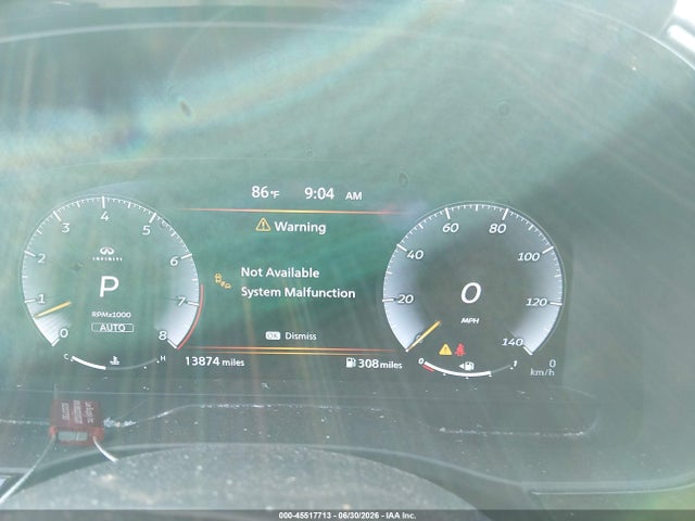 45517713 :رقم المزاد ، 5N1DL1FS0RC344569 vin ، 2024 Infiniti Qx60 Luxe Awd مزاد بيع