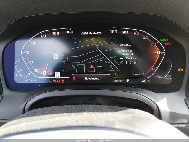 2022 Bmw M440i Gran Coupe Xdrive მანქანა იყიდება აუქციონზე, vin: WBA13AW01NFM54803, აუქციონის ნომერი: 45517738