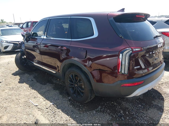 2022 Kia Telluride Lx მანქანა იყიდება აუქციონზე, vin: 5XYP2DHC3NG203805, აუქციონის ნომერი: 45517767