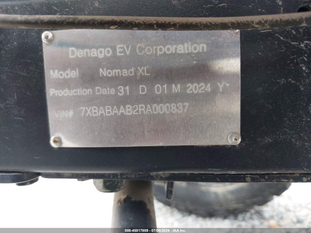 Denago Golf Cart 2024 7XBABAAB2RA000837 Image 9