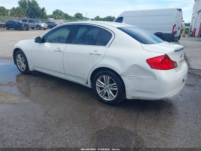 2012 Infiniti G25 Journey მანქანა იყიდება აუქციონზე, vin: JN1DV6AP8CM812499, აუქციონის ნომერი: 45518055