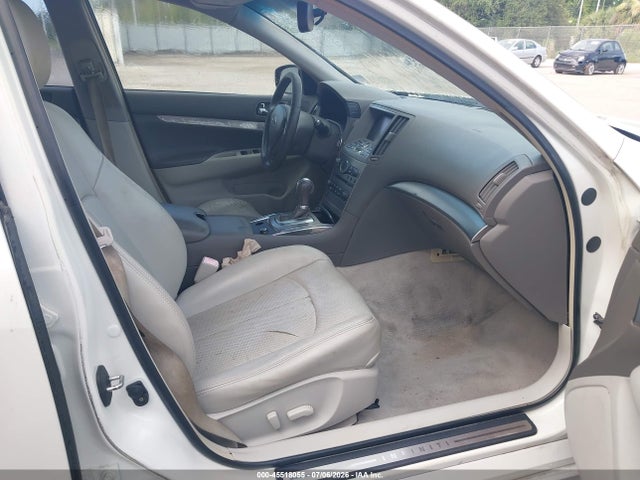 2012 Infiniti G25 Journey მანქანა იყიდება აუქციონზე, vin: JN1DV6AP8CM812499, აუქციონის ნომერი: 45518055
