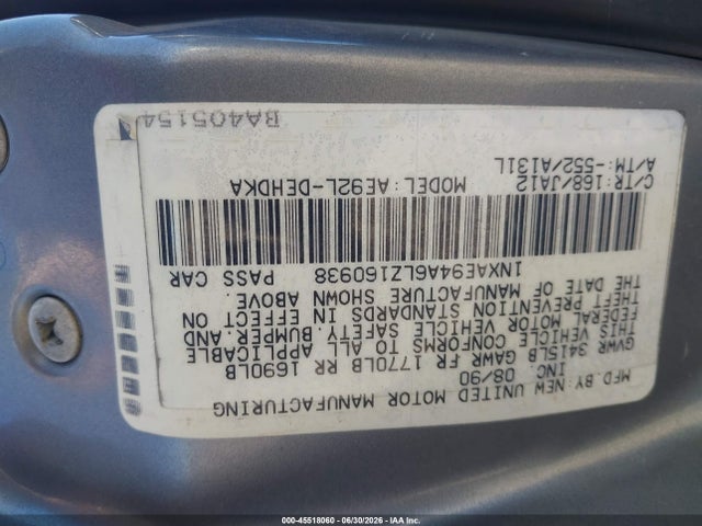 Продаж на аукціоні авто 1990 Toyota Corolla Dlx, vin: 1NXAE94A6LZ160938, номер лоту: 45518060