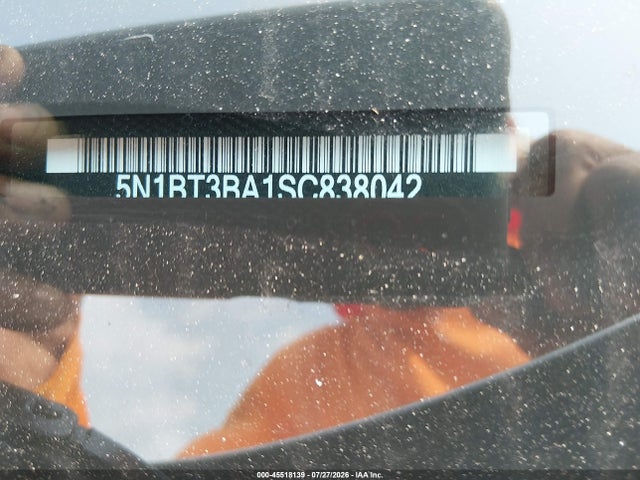 45518139 :رقم المزاد ، 5N1BT3BA1SC838042 vin ، 2025 Nissan Rogue Sv Fwd مزاد بيع
