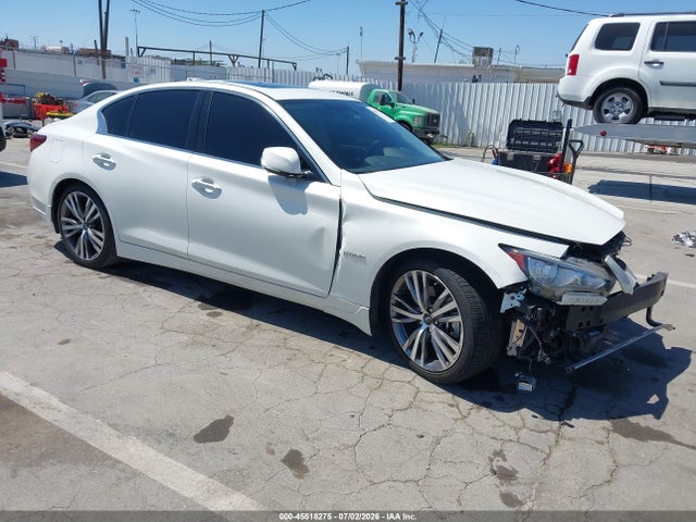 Aukcja sprzedaży 2018 Infiniti Q50 Hybrid Luxe, vin: JN1AV7AP2JM160033, numer aukcji: 45518275