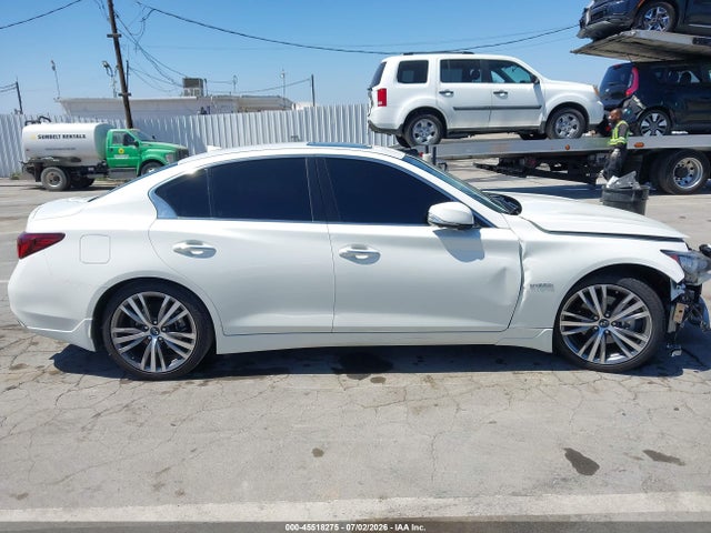 Aukcja sprzedaży 2018 Infiniti Q50 Hybrid Luxe, vin: JN1AV7AP2JM160033, numer aukcji: 45518275