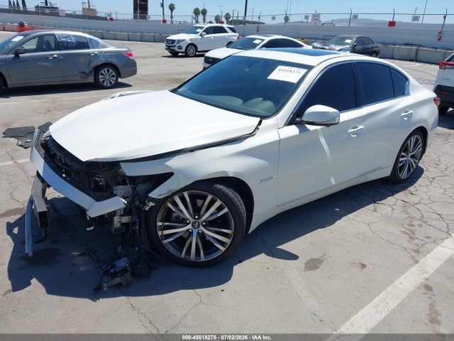 Aukcja sprzedaży 2018 Infiniti Q50 Hybrid Luxe, vin: JN1AV7AP2JM160033, numer aukcji: 45518275