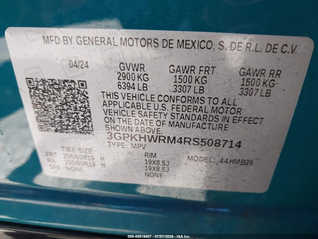 Honda Prologue Touring 2024 3GPKHWRM4RS508714 Image 9