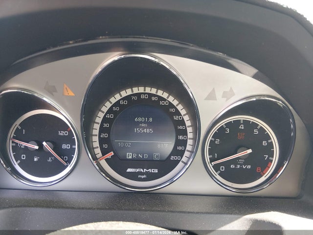2009 Mercedes-benz C 63 Amg მანქანა იყიდება აუქციონზე, vin: WDDGF77X69F241537, აუქციონის ნომერი: 45518477