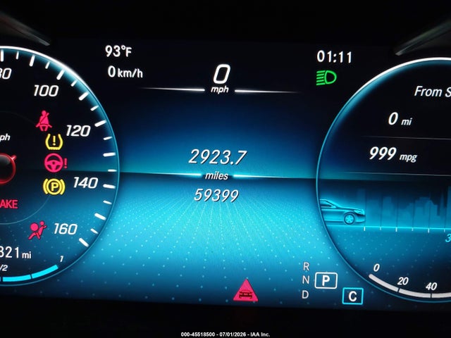 45518500 :رقم المزاد ، WDC0G8EB6LF725473 vin ، 2020 Mercedes-benz Glc 300 4matic مزاد بيع