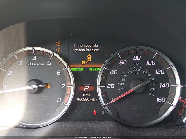 45518593 :رقم المزاد ، 5J8YD4H01LL034987 vin ، 2020 Acura Mdx Technology   A-spec Packages مزاد بيع