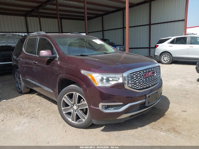 2018 Gmc Acadia Denali მანქანა იყიდება აუქციონზე, vin: 1GKKNPLS3JZ122563, აუქციონის ნომერი: 45518613
