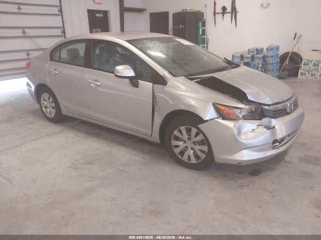 2012 Honda Civic Lx მანქანა იყიდება აუქციონზე, vin: 19XFB2F5XCE075867, აუქციონის ნომერი: 45518626