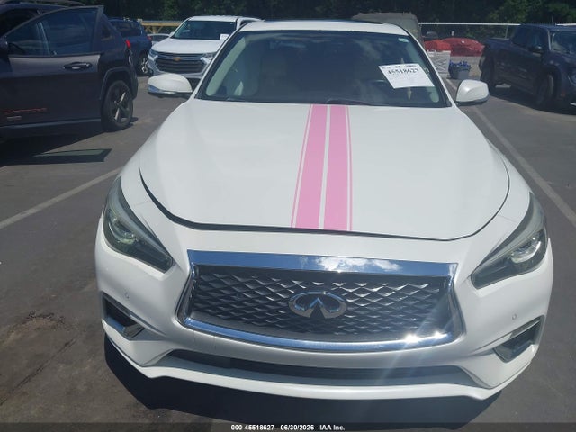 2018 Infiniti Q50 3.0t Luxe მანქანა იყიდება აუქციონზე, vin: JN1EV7AP6JM350063, აუქციონის ნომერი: 45518627