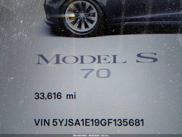 Tesla Model S 60/70/75/85 2016 5YJSA1E19GF135681 Image 16