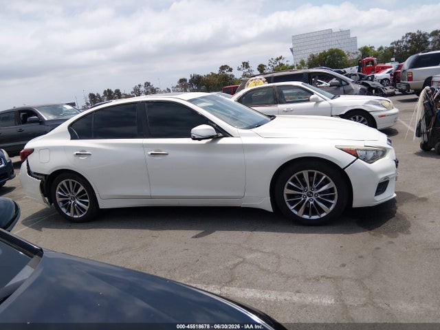 Продажа на аукционе авто 2018 Infiniti Q50 2.0t Luxe, vin: JN1CV7AP6JM400032, номер лота: 45518678