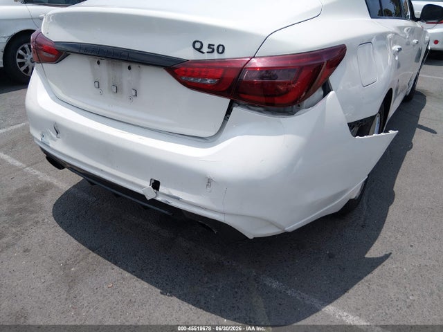 Продажа на аукционе авто 2018 Infiniti Q50 2.0t Luxe, vin: JN1CV7AP6JM400032, номер лота: 45518678
