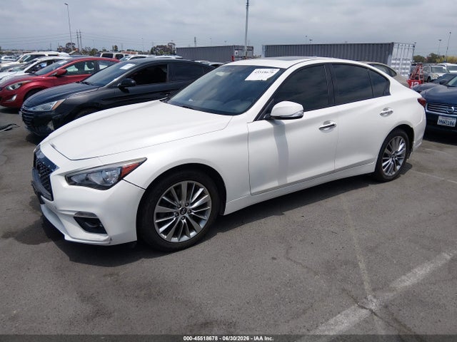 Продажа на аукционе авто 2018 Infiniti Q50 2.0t Luxe, vin: JN1CV7AP6JM400032, номер лота: 45518678