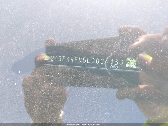 2020 Toyota Rav4 Xle მანქანა იყიდება აუქციონზე, vin: 2T3P1RFV5LC064166, აუქციონის ნომერი: 45518690