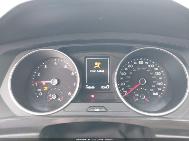 45518741 :رقم المزاد ، 3VV3B7AX9KM193097 vin ، 2019 Volkswagen Tiguan 2.0t Se/2.0t Sel/2.0t Sel R-line/2.0t Sel R-line Black مزاد بيع