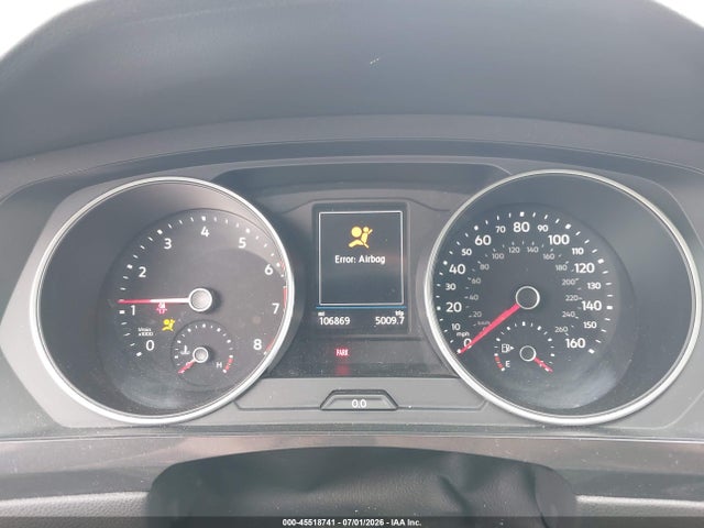 45518741 :رقم المزاد ، 3VV3B7AX9KM193097 vin ، 2019 Volkswagen Tiguan 2.0t Se/2.0t Sel/2.0t Sel R-line/2.0t Sel R-line Black مزاد بيع