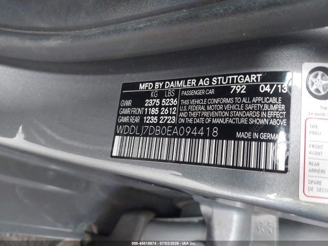 Mercedes-Benz CLS 550 2014 WDDLJ7DB0EA094418 Image 9