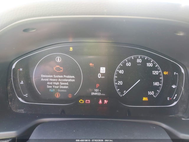 Aukcja sprzedaży 2021 Honda Accord Sport, vin: 1HGCV1F34MA086369, numer aukcji: 45519010