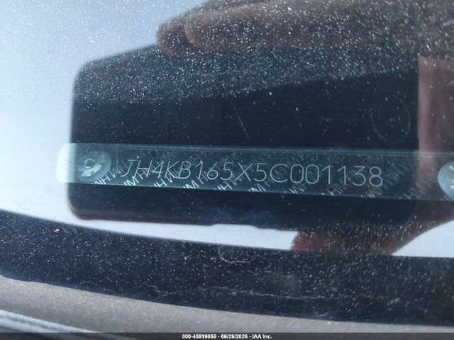 2005 Acura Rl 3.5 მანქანა იყიდება აუქციონზე, vin: JH4KB165X5C001138, აუქციონის ნომერი: 45519058