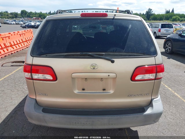 45519100 :رقم المزاد ، 4T3ZF19C51U403770 vin ، 2001 Toyota Sienna Ce مزاد بيع