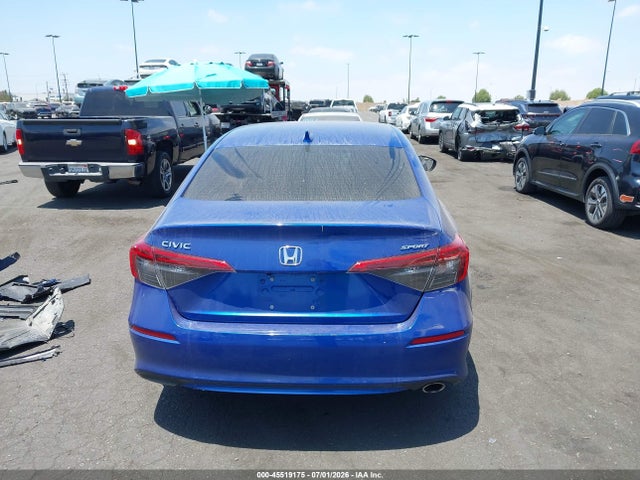 2022 Honda Civic Sport მანქანა იყიდება აუქციონზე, vin: 2HGFE2F58NH581035, აუქციონის ნომერი: 45519175