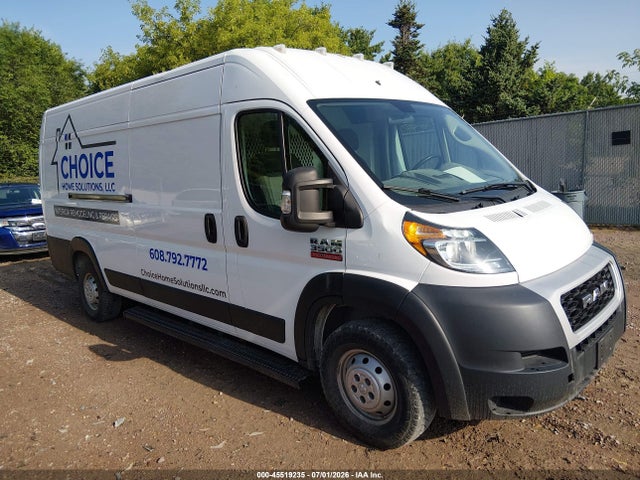 Продаж на аукціоні авто 2020 Ram Promaster 3500 Cargo Van High Roof 159 Wb Ext, vin: 3C6URVJG8LE113195, номер лоту: 45519235