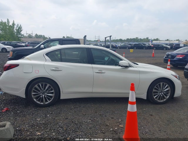 45519341 :رقم المزاد ، JN1EV7BR2PM542704 vin ، 2023 Infiniti Q50 Luxe Awd مزاد بيع