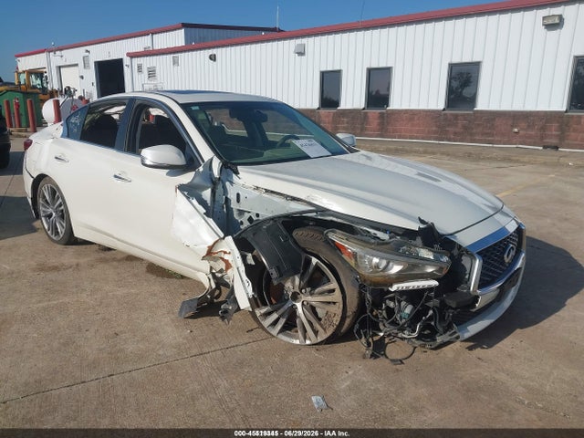 2018 Infiniti Q50 3.0t Sport მანქანა იყიდება აუქციონზე, vin: JN1EV7AP9JM358299, აუქციონის ნომერი: 45519345