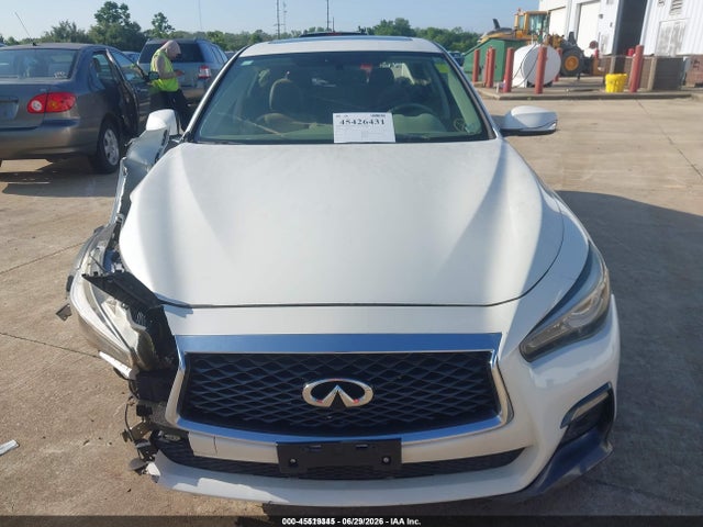 2018 Infiniti Q50 3.0t Sport მანქანა იყიდება აუქციონზე, vin: JN1EV7AP9JM358299, აუქციონის ნომერი: 45519345