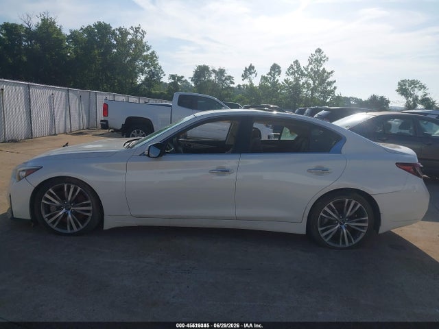 2018 Infiniti Q50 3.0t Sport მანქანა იყიდება აუქციონზე, vin: JN1EV7AP9JM358299, აუქციონის ნომერი: 45519345