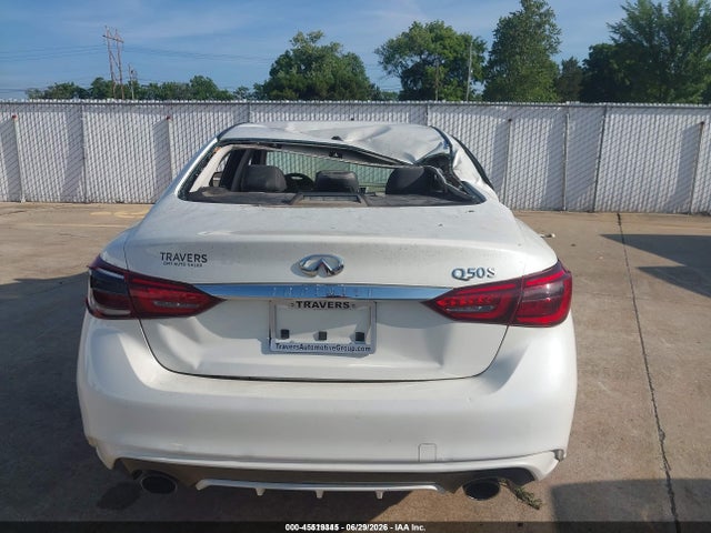 2018 Infiniti Q50 3.0t Sport მანქანა იყიდება აუქციონზე, vin: JN1EV7AP9JM358299, აუქციონის ნომერი: 45519345