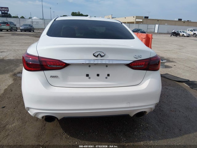 Aukcja sprzedaży 2020 Infiniti Q50 Luxe Awd, vin: JN1EV7ARXLM256059, numer aukcji: 45519381