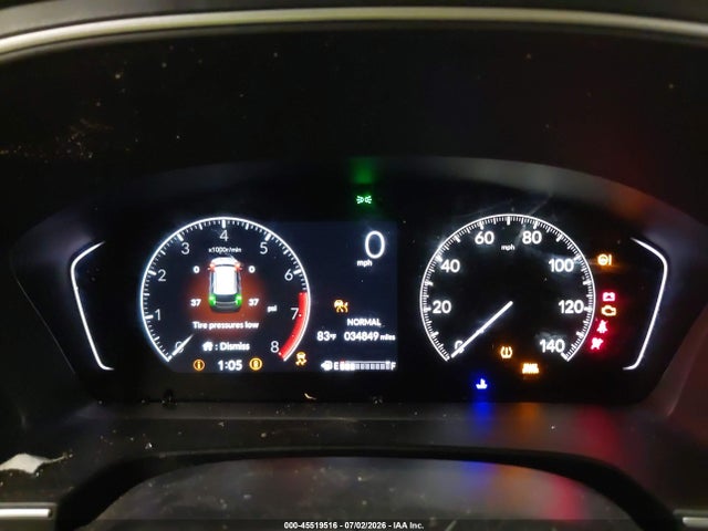 45519516 :رقم المزاد ، 5FNYG1H79SB010522 vin ، 2025 Honda Pilot Touring مزاد بيع