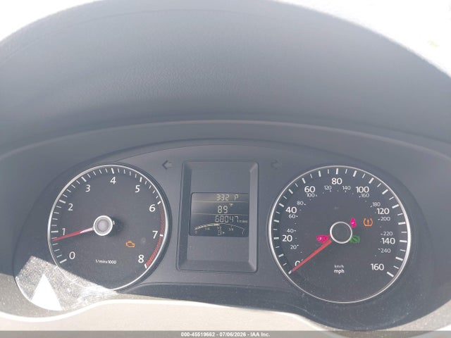 2013 Volkswagen Jetta 2.5l Se მანქანა იყიდება აუქციონზე, vin: 3VWDP7AJXDM353391, აუქციონის ნომერი: 45519662