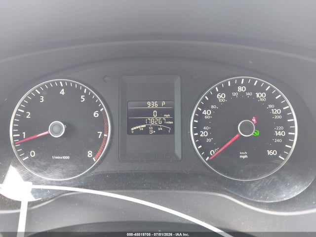 2013 Volkswagen Jetta 2.5l Se მანქანა იყიდება აუქციონზე, vin: 3VWDX7AJ4DM295861, აუქციონის ნომერი: 45519705