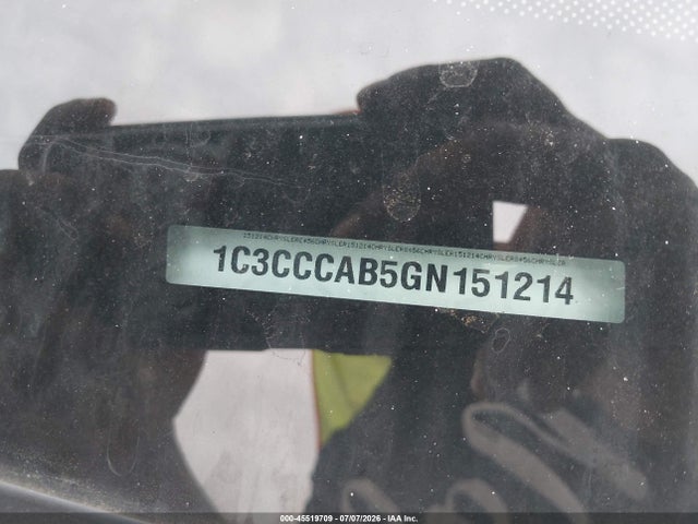 45519709 :رقم المزاد ، 1C3CCCAB5GN151214 vin ، 2016 Chrysler 200 Limited مزاد بيع