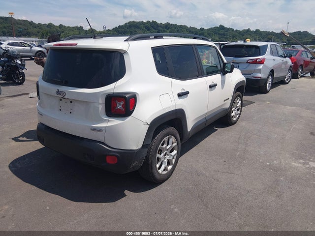Продаж на аукціоні авто 2017 Jeep Renegade Latitude 4x4, vin: ZACCJBBB8HPG36272, номер лоту: 45519853