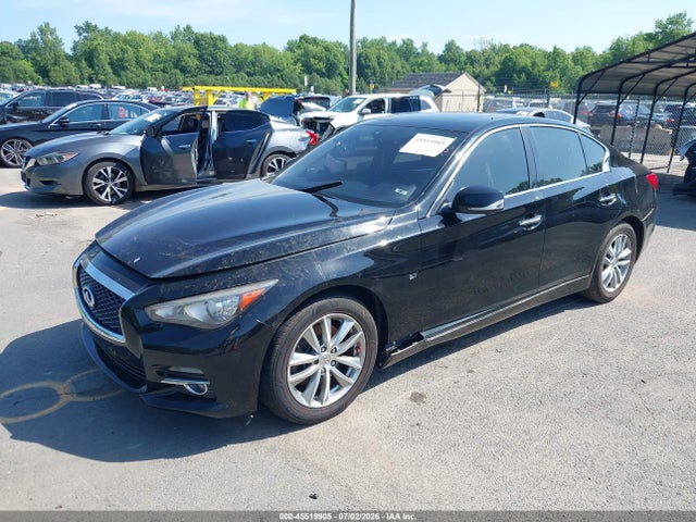 2014 Infiniti Q50 Premium მანქანა იყიდება აუქციონზე, vin: JN1BV7AR3EM703949, აუქციონის ნომერი: 45519905