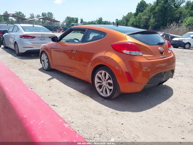 Auction sale of the 2012 Hyundai Veloster Base W/black, vin: KMHTC6AD3CU029901, lot number: 45519987