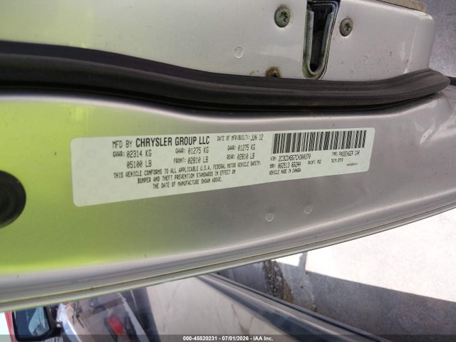 45520231 :رقم المزاد ، 2C3CDXBG7CH300370 vin ، 2012 Dodge Charger Se مزاد بيع