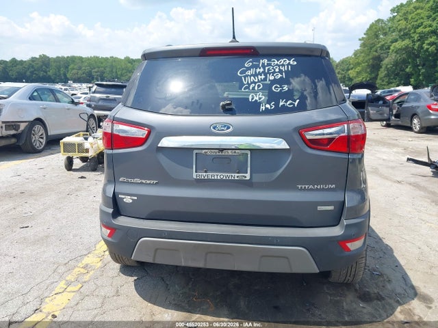 Продажа на аукционе авто 2020 Ford Ecosport Titanium, vin: MAJ3S2KE5LC391621, номер лота: 45520253